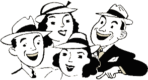 cartoon crowd
